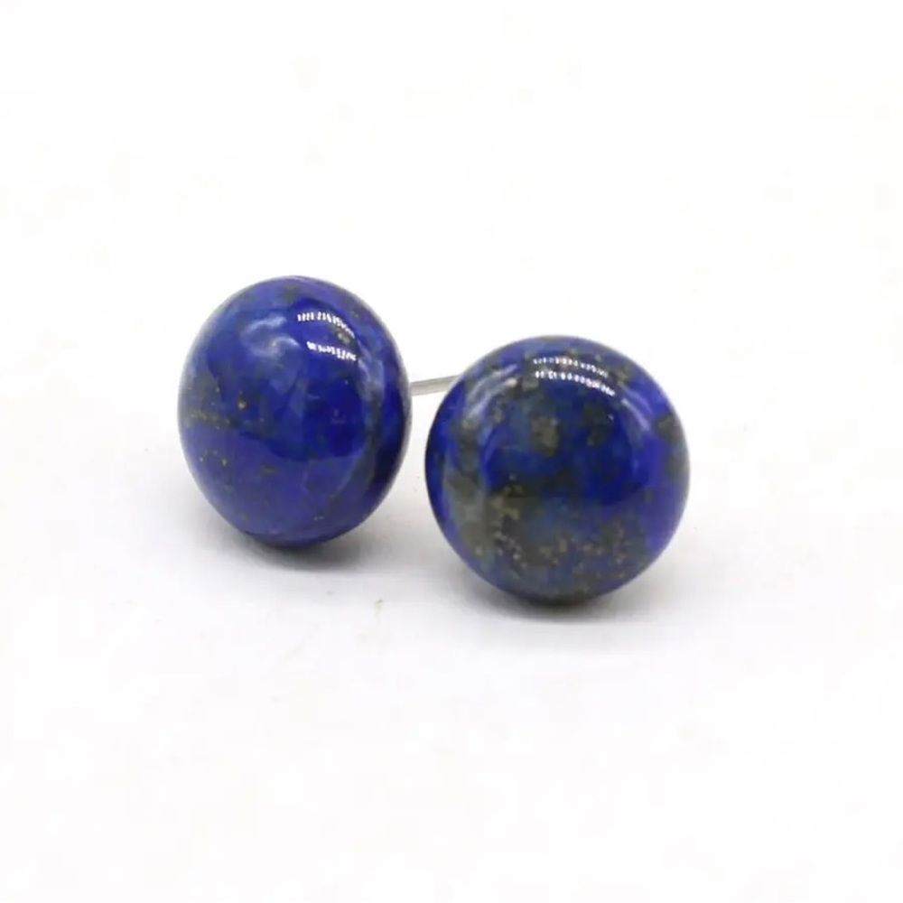 ‎NATURAL STONE STUD EARRINGS